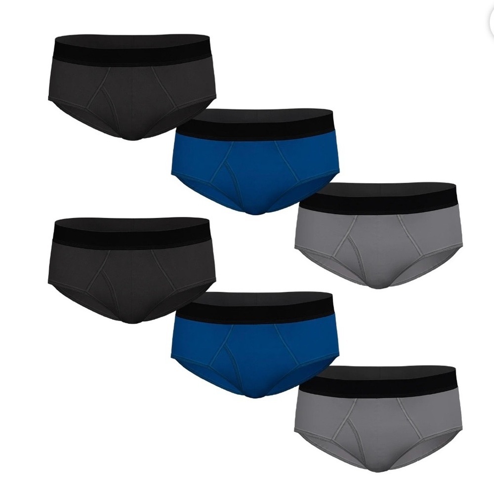 Athletic Works Men's Performance Cotton Brief, 6 Pack
